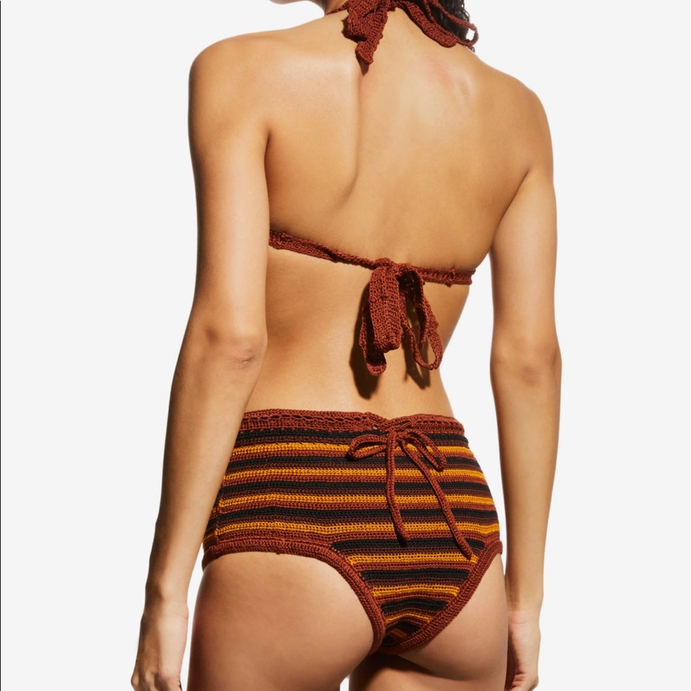 Carolina K crochet swim two piece bikini size small - Picture 5 of 13